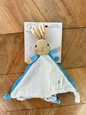 Image of Peter Rabbit Comfort Blanket Beatrix Potter Snuggle Comfort Baby Kids Soft Toy