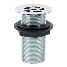 Image of Deva 1 1/4 Inch Basin Waste Chrome - Unslotted (For Basins with No Overflow)