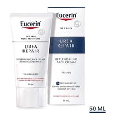 Image of Eucerin UreaRepair Replenishing Dry Skin Face Cream 5% Urea - 50ml