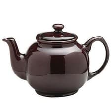 Image of Price & Kensington Traditional Ceramic Tea Serving Teapot 10 Cup - Brown