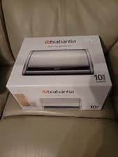 Image of BRABANTIA ROLL TOP BREAD BIN | MEDIUM | MATT STEEL | BRAND NEW AND SEALED