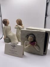 Image of Willow Tree DEMDACO Love/Friendship Lot: Heart and Soul & Keepsake Box