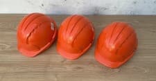 Image of 3 x JSP EVO®2, Safety Helmet, Orange, HDPE, Vented, Standard Peak, Orange