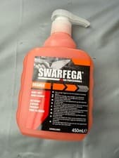 Image of Swarfega SOR400MP Heavy Duty Hand Cleaner in Pump Bottle 450ml - Orange
