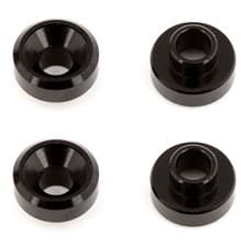 Image of Team Associated Aluminium Servo Washers Black (4)