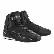 Image of Alpinestars Faster 3 Motorcycle Motorbike Shoes - Black Black