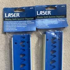 Image of X2 Sets Laser 6975 Sharks Teeth Spanner Organiser - 20 Spanners each