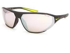 Image of Nike Aero Swift E Sunglasses Black Volt with Road Tint Mirror Lens DQ0992 012