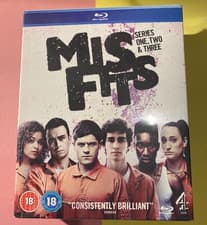 Image of Misfits - Series 1-3 - Complete (Box Set) (Blu-ray, 2012) NEW SEALED CONDITION
