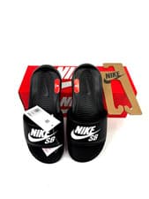 Image of Nike SB Men’s Size 6 Victori One Slides DR2018-001 Black White NEW