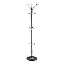 Image of 14 Hook Hat and Coat Stand strong Black UK New