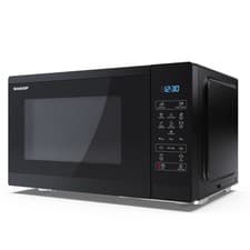 Image of Sharp Black 25 Litre 900W Digital Touch Control Microwave - YC-MS252AU-B