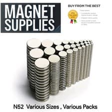 Image of N52 Magnets Strong Various Size 2-30mm DIY, Craft,Small Disc Magnet, Neodymium
