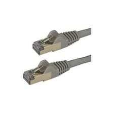 Image of StarTech CAT6a Ethernet Cable 3m Gray Network Cable Snagless RJ45 Cable