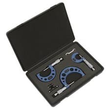 Image of Sealey Micrometer Set 3pc Metric AK9651M
