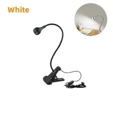 Image of LED USB Clamp Clip On Flexible Desk Light Bed Reading Table Study Night Lamp UK