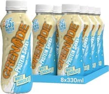 Image of Grenade Carb Killa White Chocolate High Protein Shake Pack of 8 x 330ml
