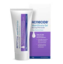 Image of Acnecide Wash 5% w/w Gel - Clinically Proven Treatment for Acne - 100g