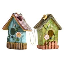 Image of Outdoor Hanging Birdhouse for Garden Delight