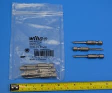 Image of WIHA T8 x 50mm Torx Screwdriver Bit 7045-01, Select 3 or 5: