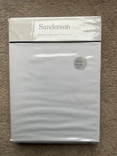 Image of Sanderson 300TC Cotton Deep Fitted Sheets 2 Pack Single Size – white - New