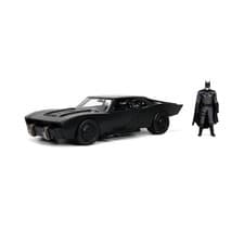 Image of Jada 1:18 2008 The Batman 2022 Batmobile with Batman Figure Model Car 32605