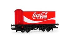Image of Hornby R6934 Coca-Cola LWB Box Van, OO Gauge, BNIB