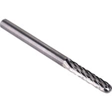 Image of Dormer P505 Ball Nosed Cylinder Carbide Burr 3mm 14mm 3mm