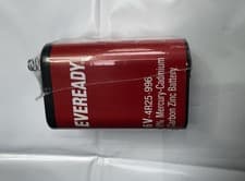 Image of Eveready 4R25 6V Zinc Chloride Lantern Battery