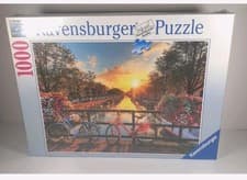 Image of Ravensburger - 1000 Piece Jigsaw Puzzle - Bicycles In Amsterdam NEW