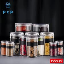 Image of Bodum PRESSO 12 Storage Jars with Lids