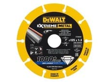 Image of Dewalt DT40252 Extreme Diamond Metal Cutting Disc 125 x 22.23 x 1.3mm
