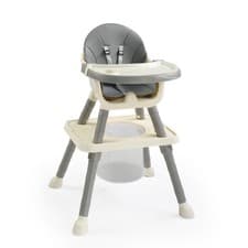Image of 7-in-1 Convertible Baby High Chair, Adjustable Height with Removable Double Tray