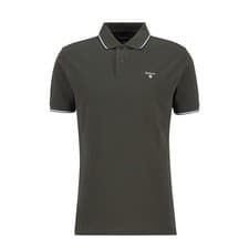 Image of Barbour Fielding Tailored Polo Shirt Olive