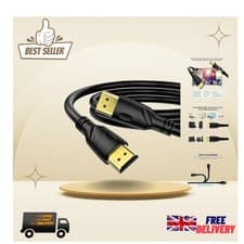 Image of 1m HDMI Cable 2.1 - Best 8K/4K Ultra HD Connection with Durable Gold Plated Ends