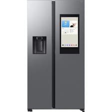 Image of Samsung RS90F66BETEU Family Hub American Fridge Freezer Plumbed Silver