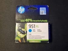 Image of Genuine HP 951xl Cyan Ink Cartridge CN046AE