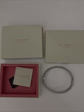 Image of Ted Baker Dottet Dotty Bangle Bracelet Silver Tone New In Box Never Worn