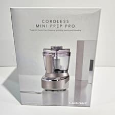 Image of Cuisinart RMC100U Cordless Mini Prep Pro Chopper - Silver - Free Delivery