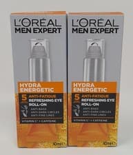 Image of L'Oreal Men Expert Hydra Energetic Eye Roll-on Anti Cream - 10ml x 2