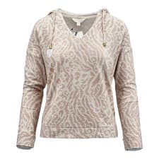 Image of M&S Animal Print Hooded Sweatshirt