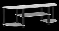 Image of Wide TV Unit Stand S-Tube Entertainment Centre Storage Shelf Living Room Cabinet