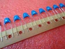 Image of 1000pF, 250V, Y2, X1, VISHAY Ceramic SAFETY Disc Capacitor UK STOCK X25 PER SALE