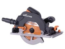 Image of Evolution R185CCSX Circular Track Saw Kit 185mm 1600W 240V EVLR185CCSX
