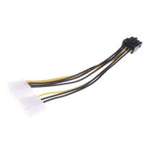 Image of to PCIe Power Cable,1-Pack Dual 4 Pin to 8-Pin PCIe Power Cable, 7in