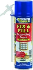 Image of Everbuild Fix and Fill Quick Setting Expanding Foam, 500 ml