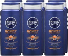 Image of Sport Shower Gel (6 x 400ml) Refreshing Body Wash with Lime Scent All in 1