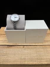Image of New Authentic Michael Kors Charley Silver Crystals Women’s MK4398 Watch - NWT