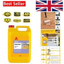 Image of 5L Water-Repellent Patio Seal: Clear Acrylic Sealer for Easy Maintenance