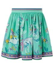Image of MONSOON GIRLS Alexa unicorn skirt blue BRAND NEW